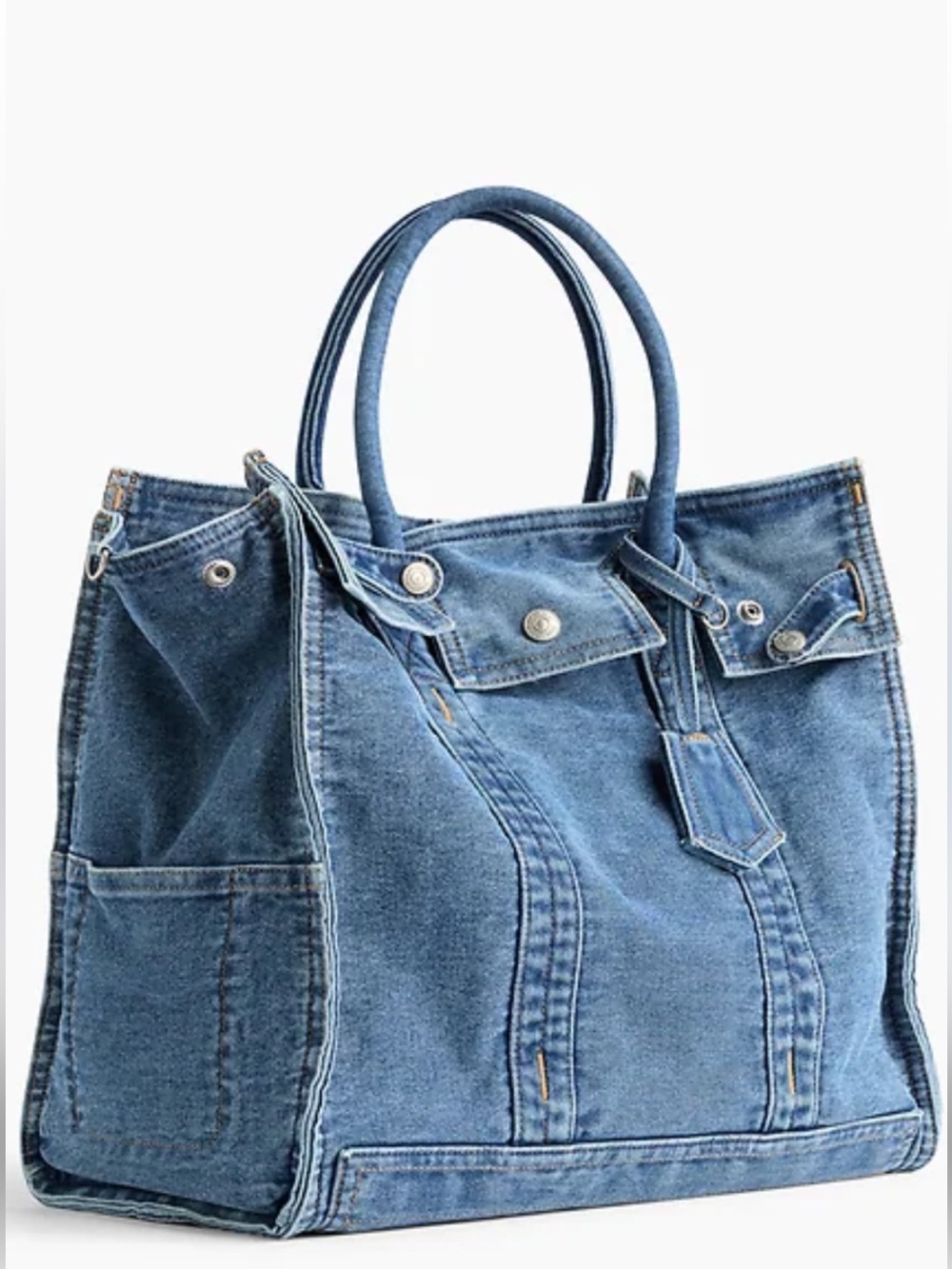 GAP XL Denim Tote Bag - Blue Casual Carryall
This is completely sold out.
